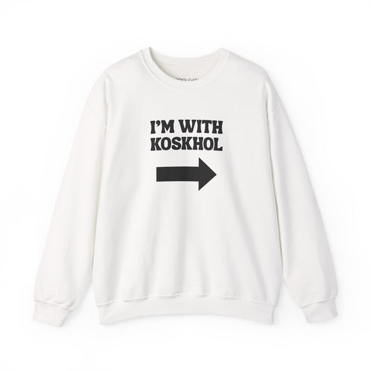 I'm with Koskhol - Left Sweatshirt