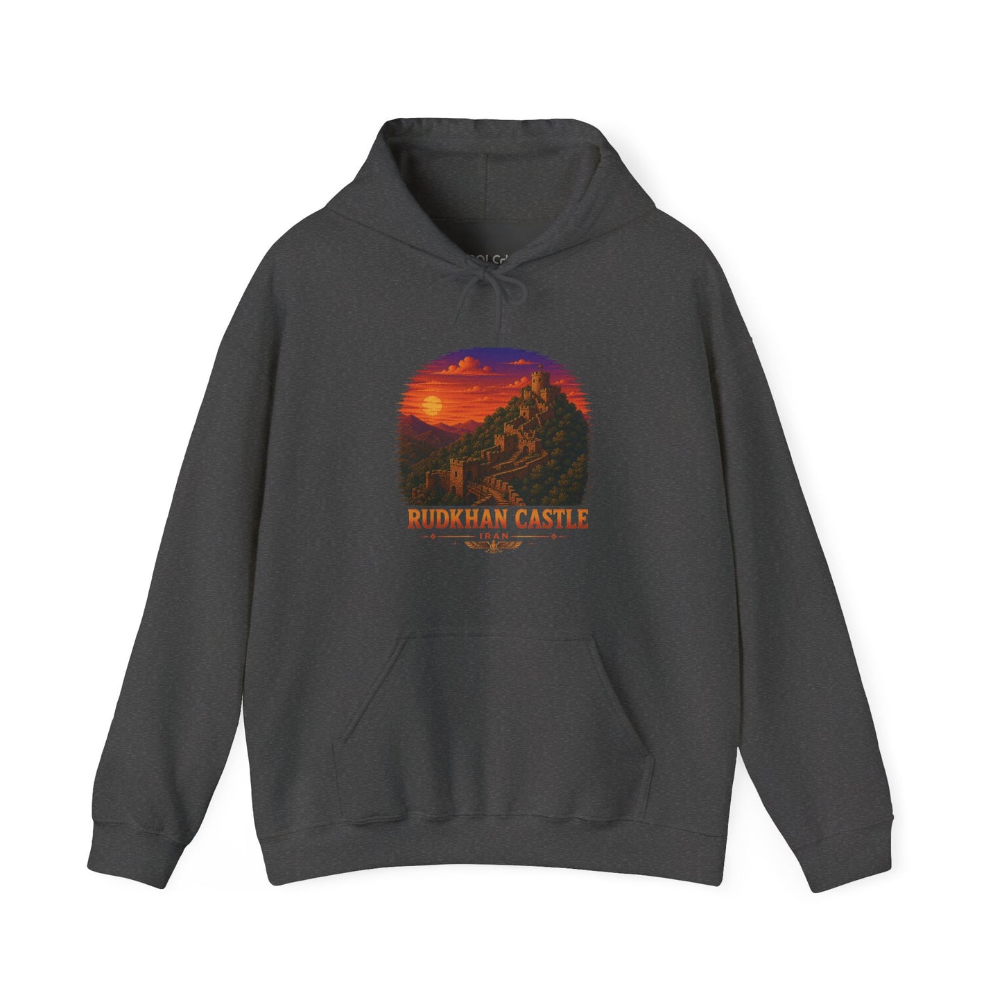 Rudkhan Castle - Pixel Art Hoodie