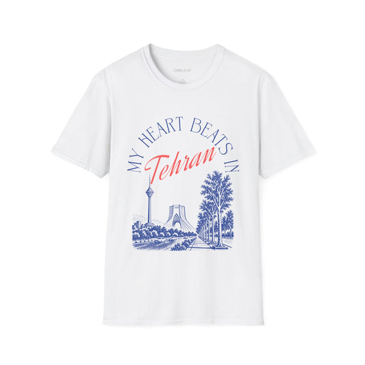 My Heart Beats in Tehran Unisex T-Shirt