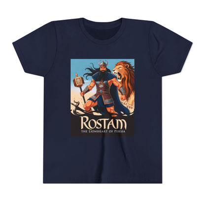 Rostam, the Lionheart of Persia Youth Tee