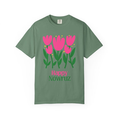 Happy Nowruz Tulips Premium Tee