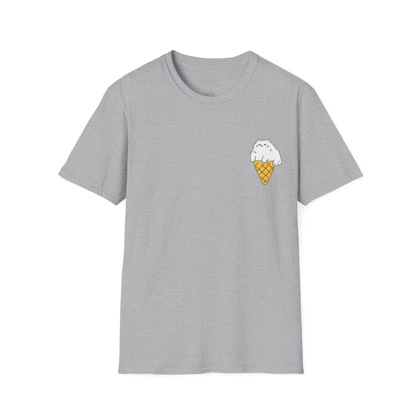 Persian Ice Cream Cone - Chest Print Unisex T-Shirt