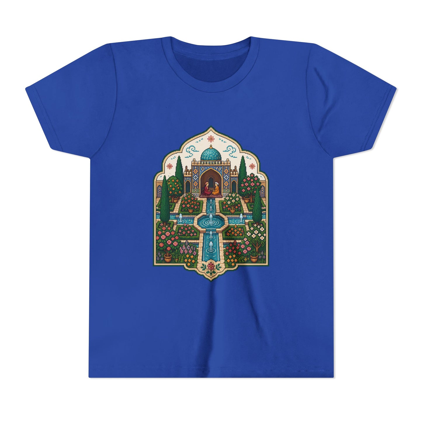 Persian Garden Miniature - Pixel Art Youth Tee
