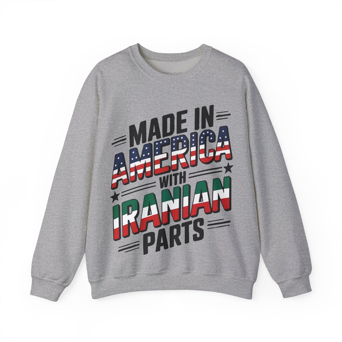 Made in America, with Iranian Parts Sweatshirt