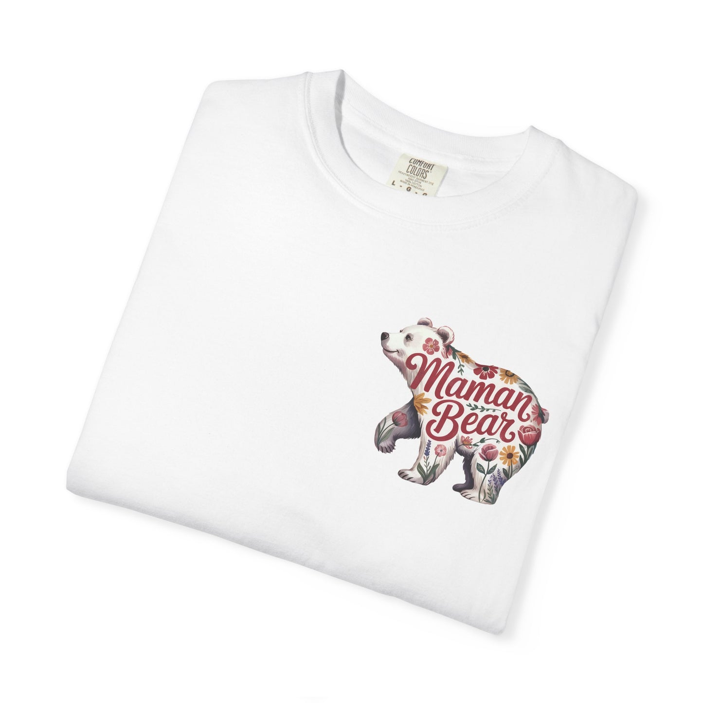 Maman Bear Floral Premium Tee
