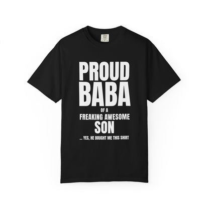 Proud Baba of a Son Premium Tee