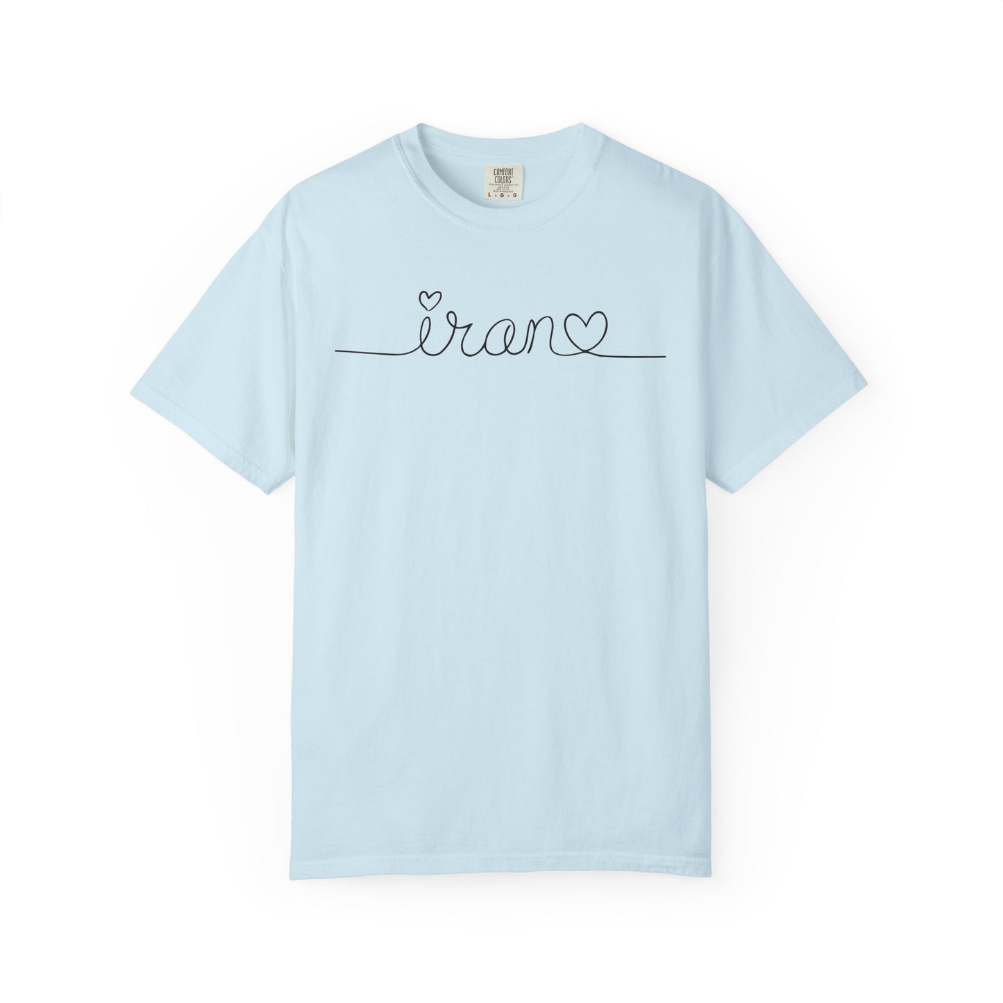 Iran Heart Line Art Premium Tee
