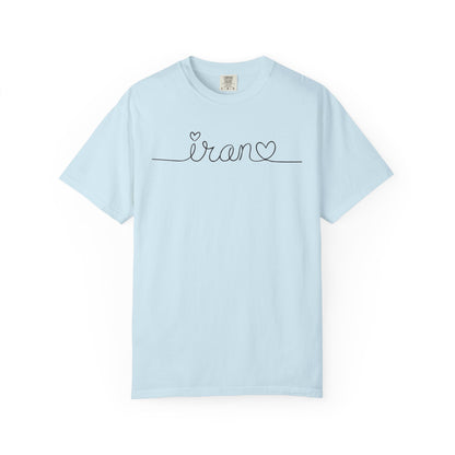 Iran Heart Line Art Premium Tee