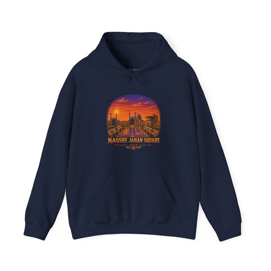 Naqshe Jahan Square - Pixel Art Hoodie