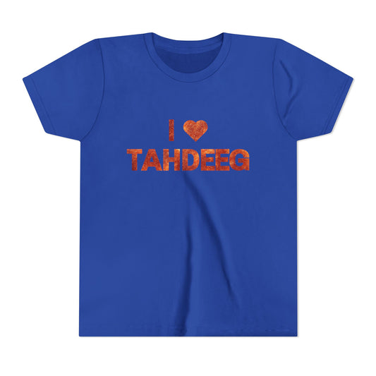 I Love Tahdeeg Youth Tee