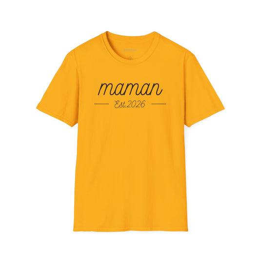 Maman, Est 2026 Unisex T-Shirt