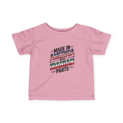 Made in America, with Iranian Parts Infant Tee