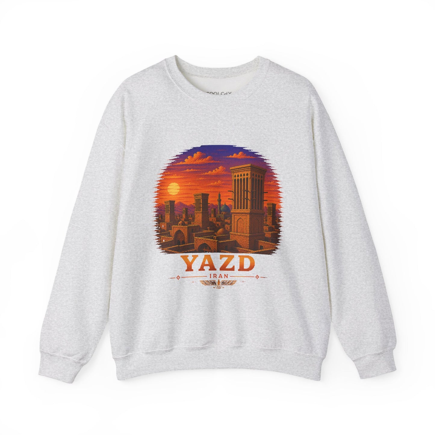 Yazd Windcatchers - Pixel Art Sweatshirt