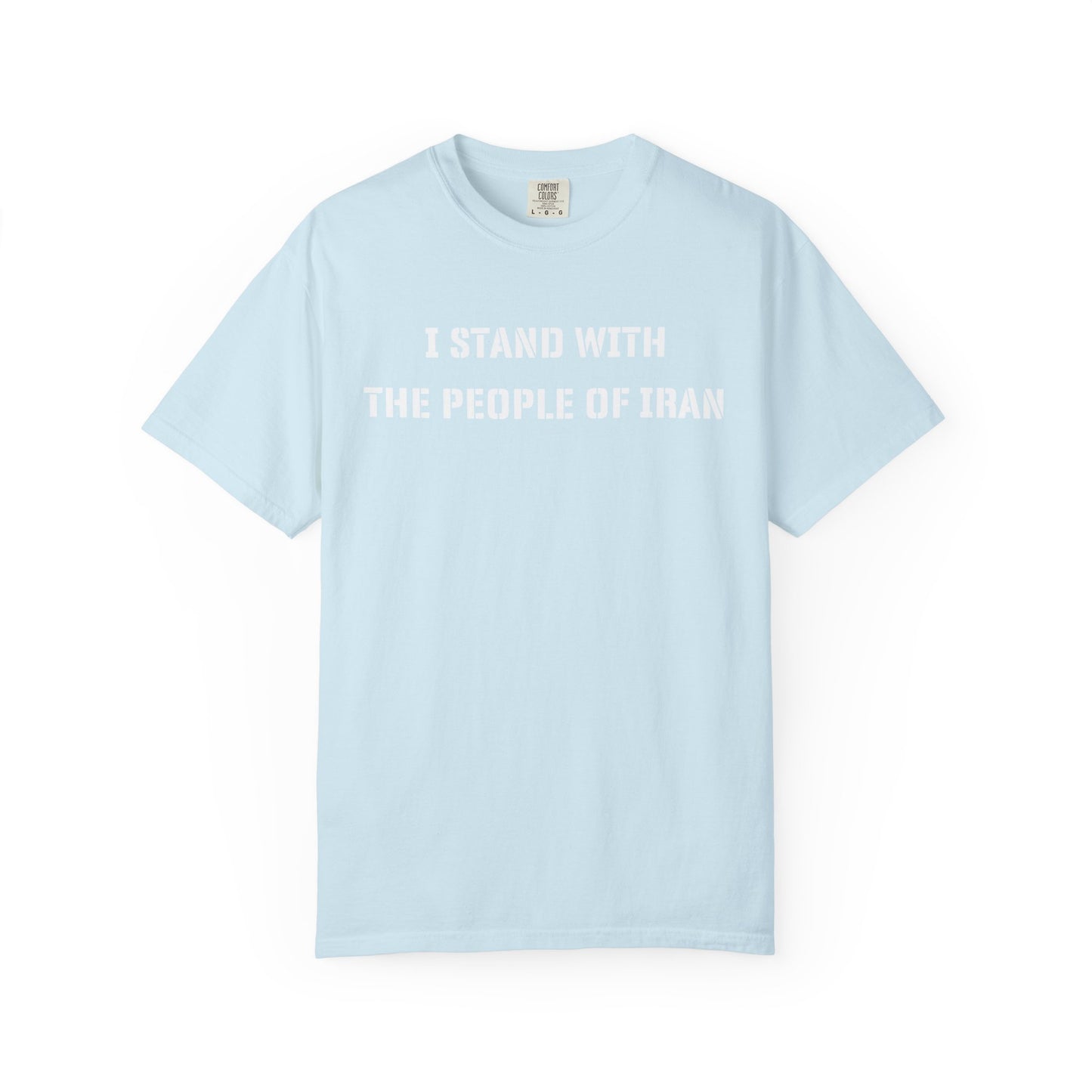 I Stand with the People of Iran - Stencil Premium Tee