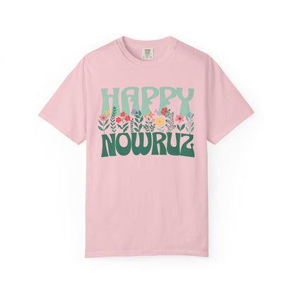 Happy Nowruz Floral Premium Tee