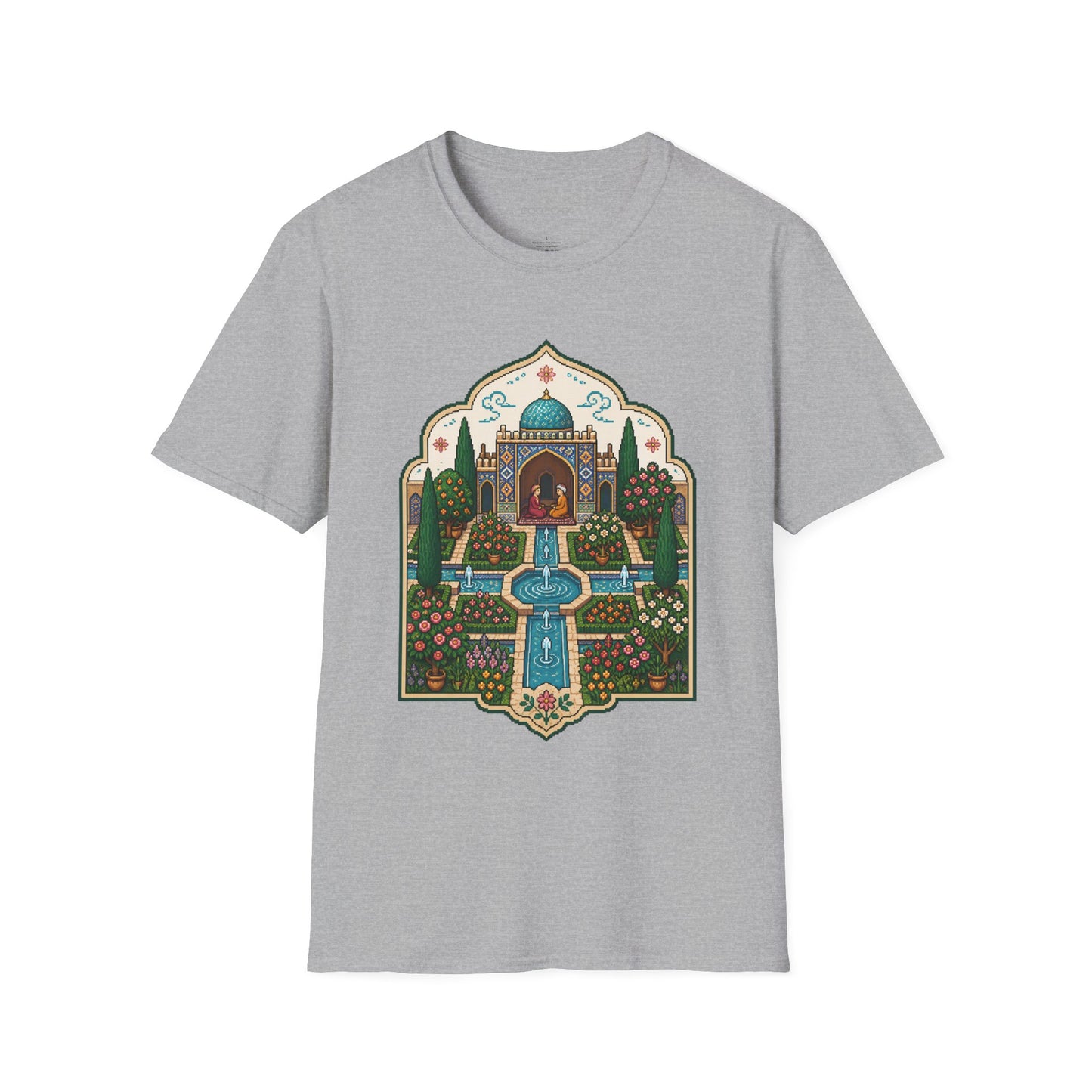 Persian Garden Miniature - Pixel Art Unisex T-Shirt