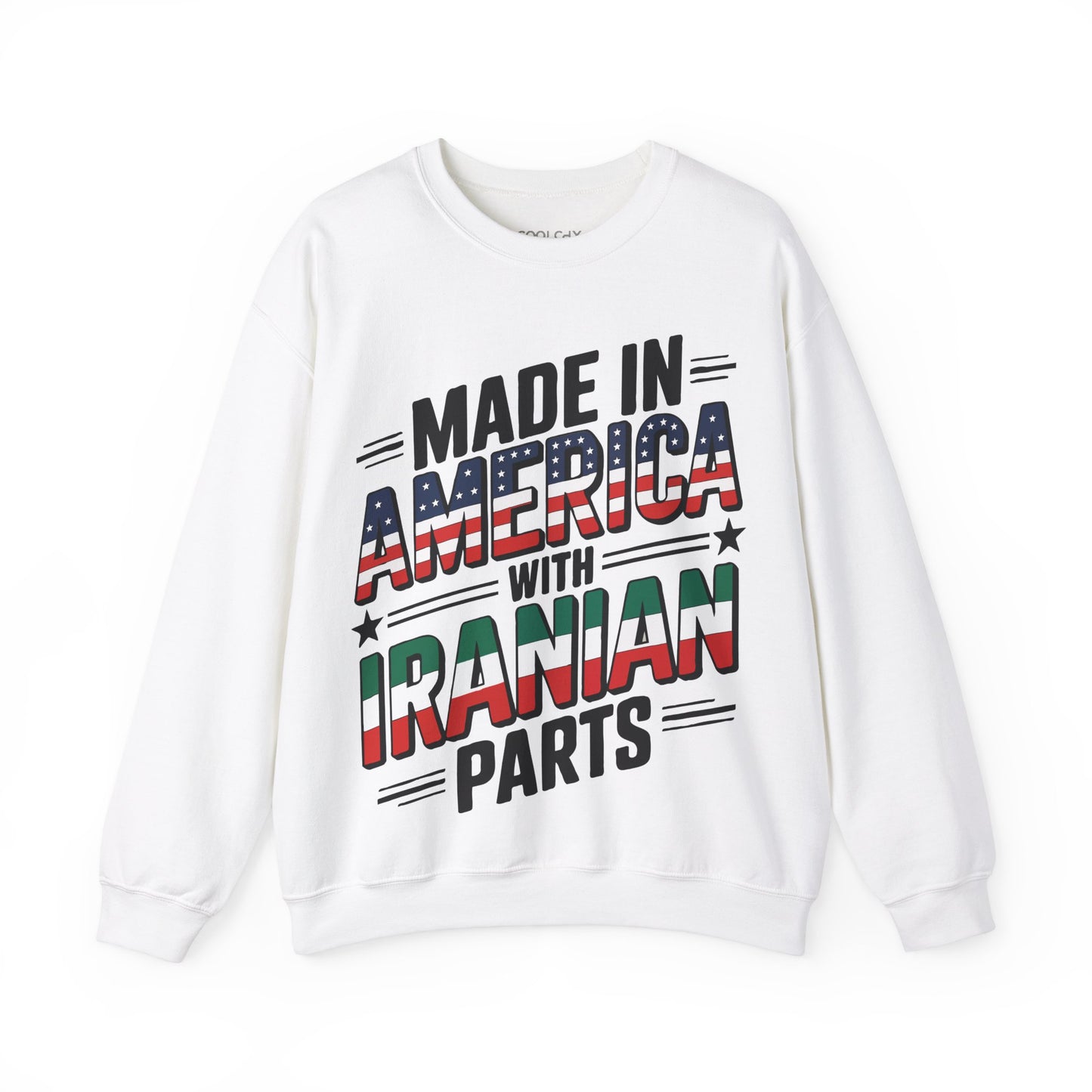 Made in America, with Iranian Parts Sweatshirt