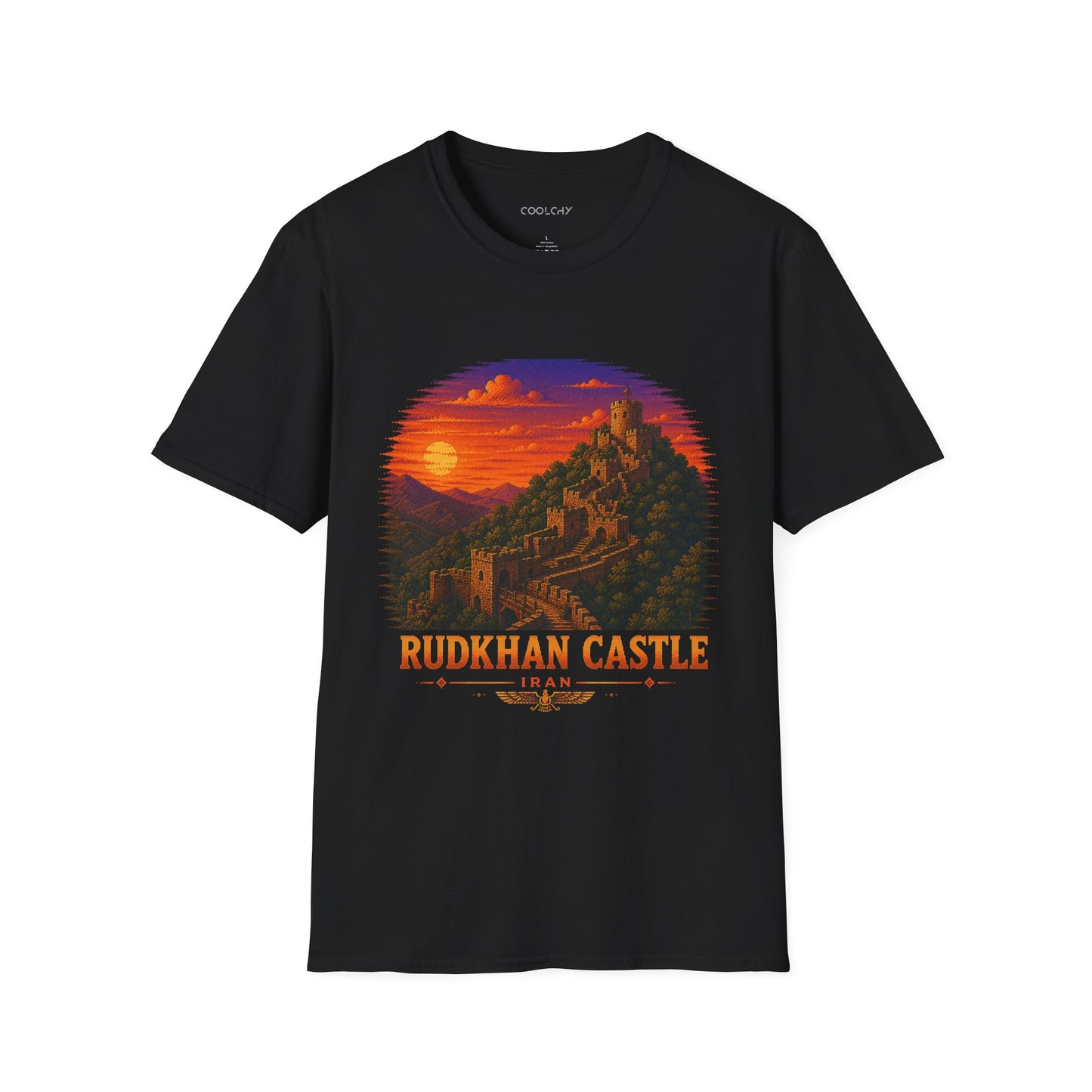 Rudkhan Castle - Pixel Art Unisex T-Shirt