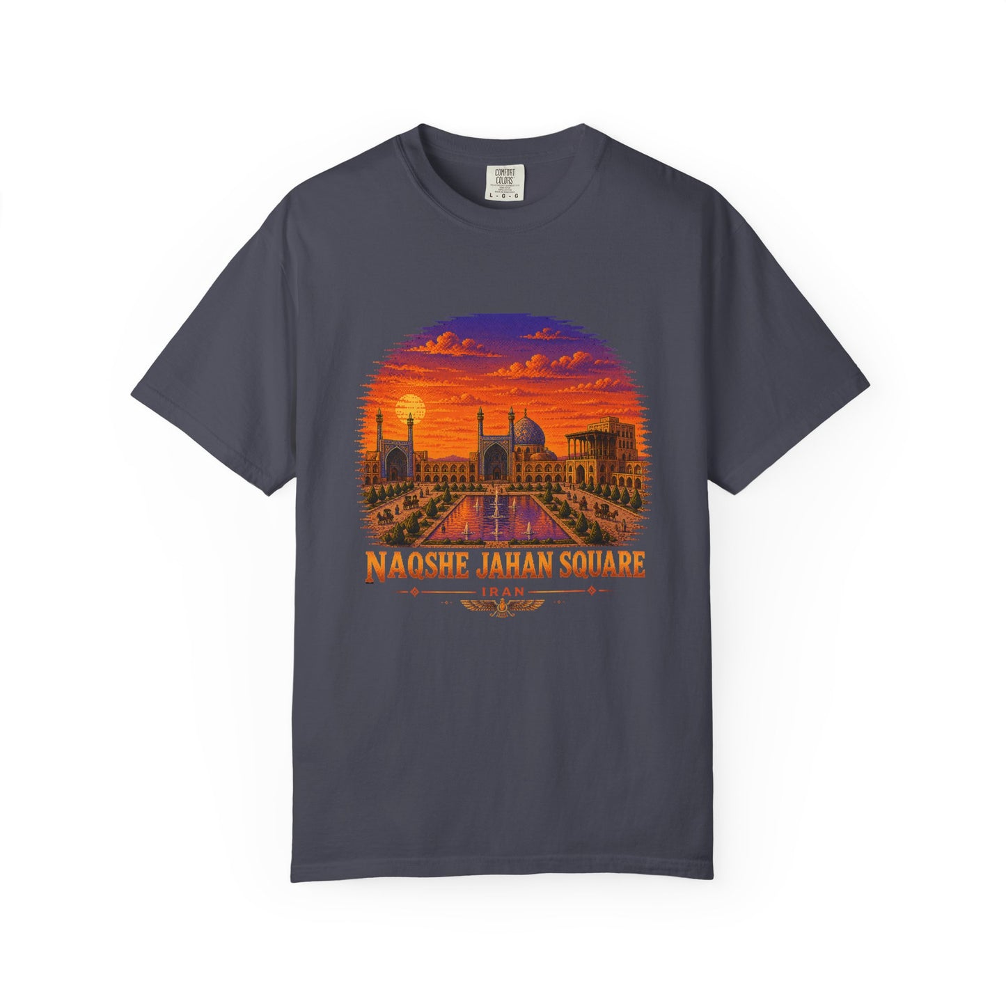 Naqshe Jahan Square - Pixel Art Premium Tee