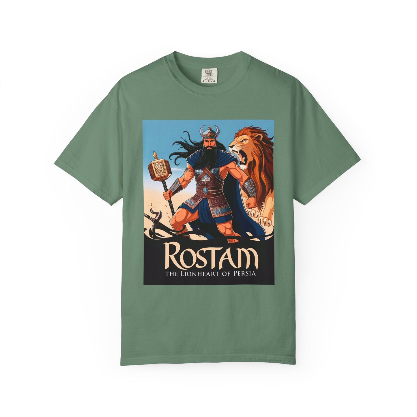 Rostam, the Lionheart of Persia Premium Tee