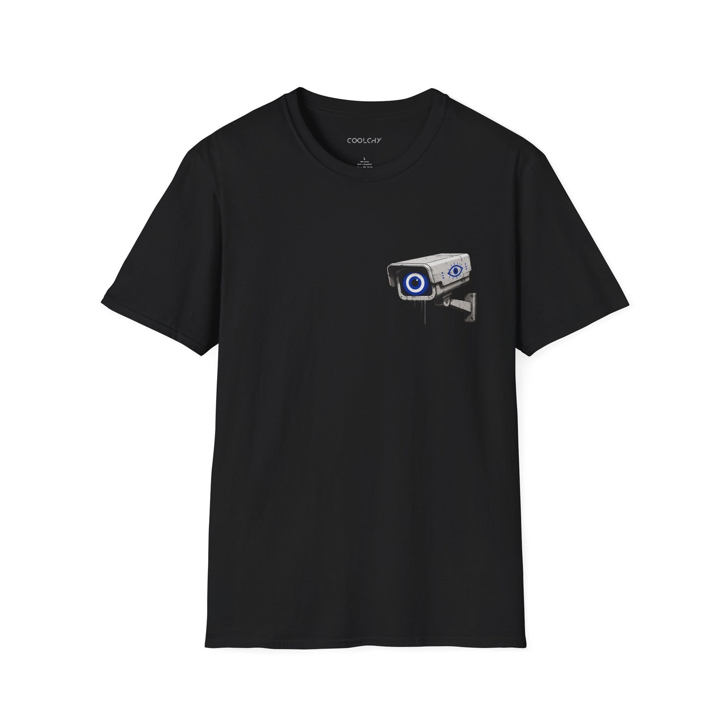 Evil Eye Watching Unisex T-Shirt - Chest Print