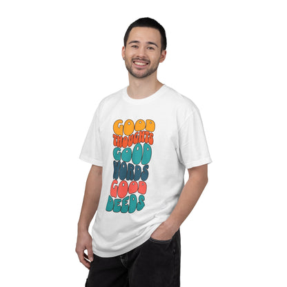 Good thoughts, good words, good deeds - hippie Premium Tee