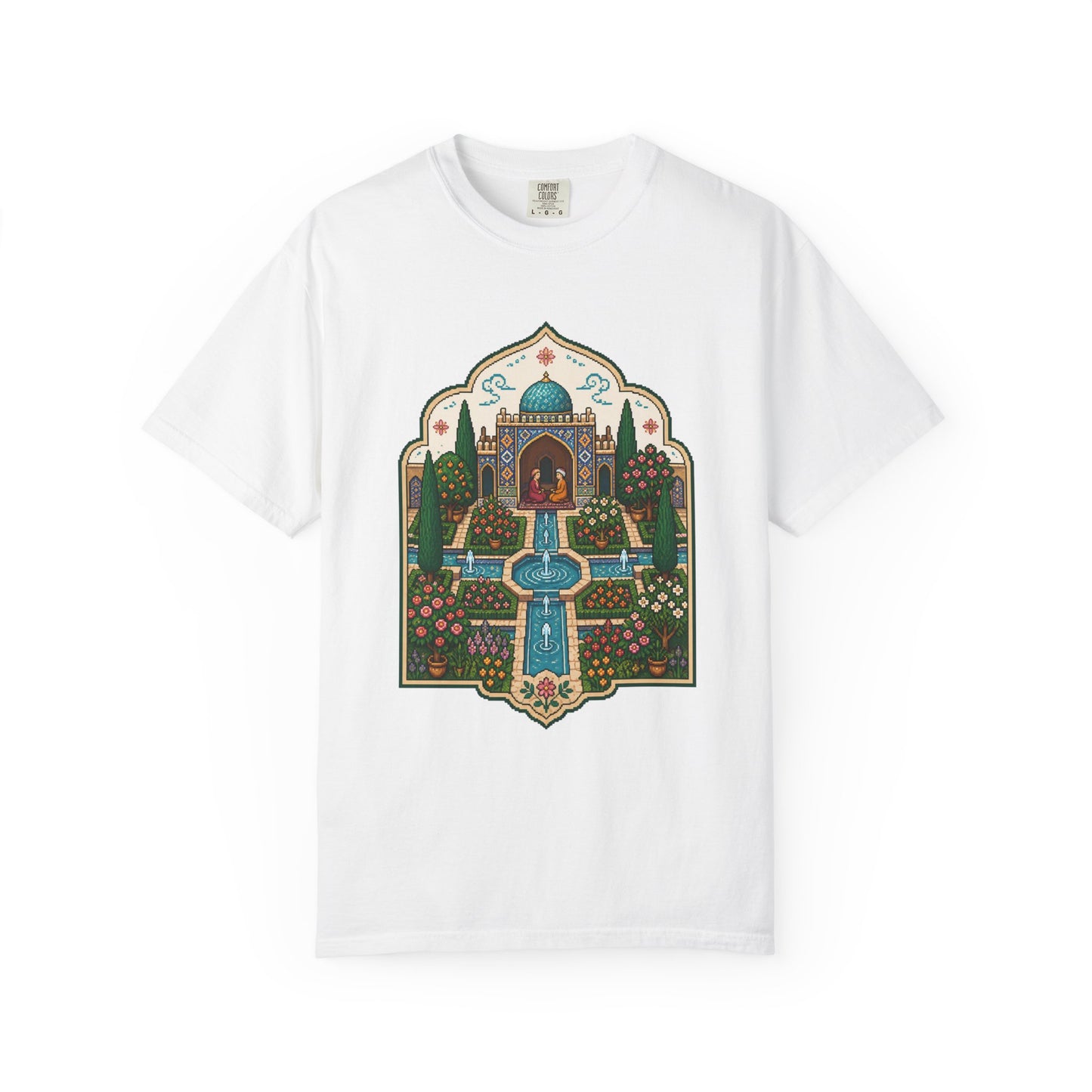Persian Garden Miniature - Pixel Art Premium Tee