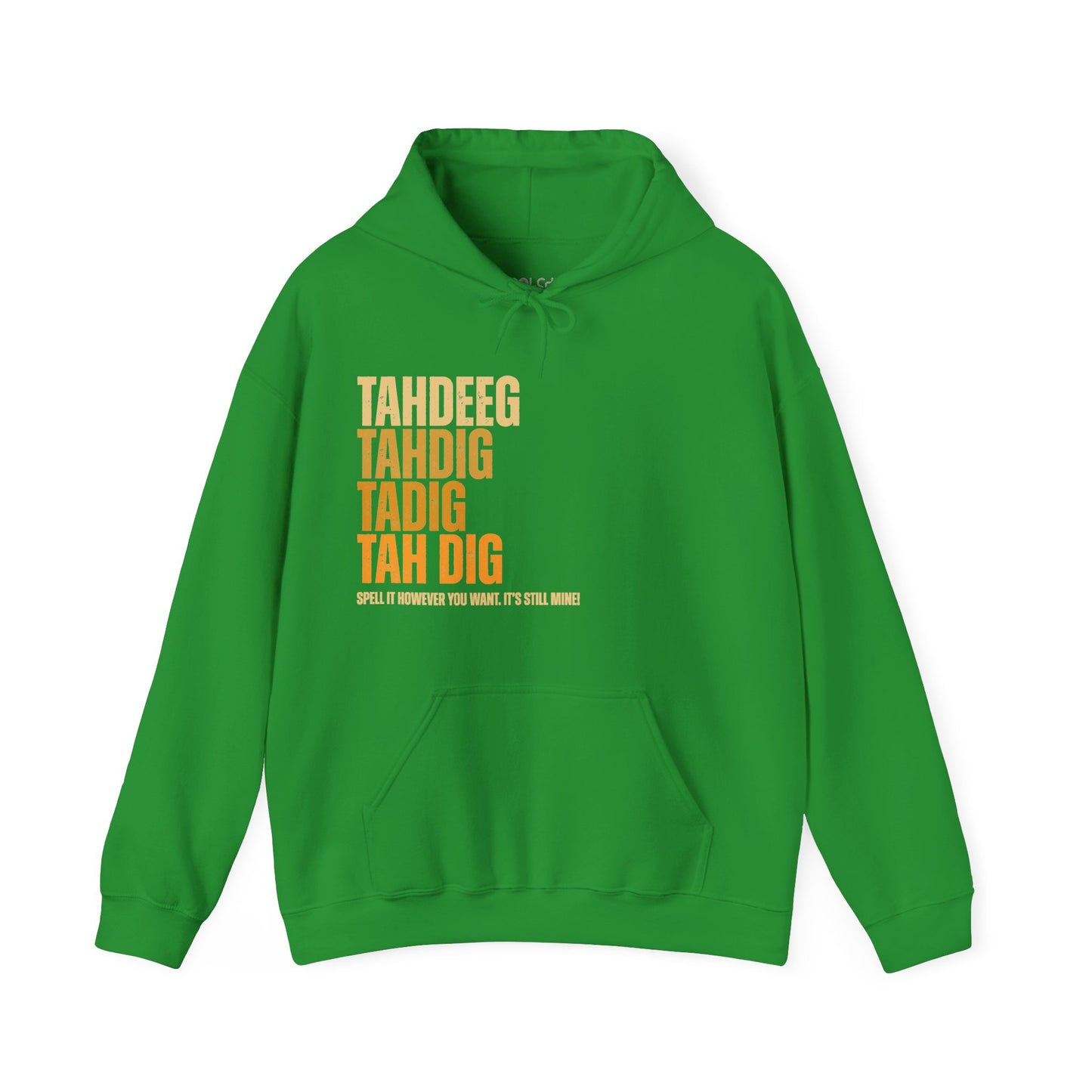Spelling Tahdeeg Hoodie