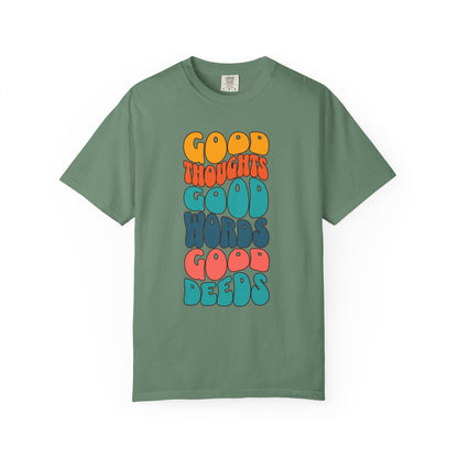 Good thoughts, good words, good deeds - hippie Premium Tee