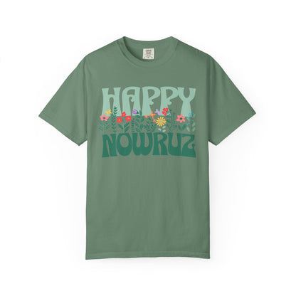 Happy Nowruz Floral Premium Tee