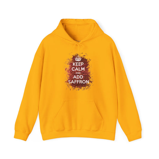 Keep Calm and Add Saffron Hoodie