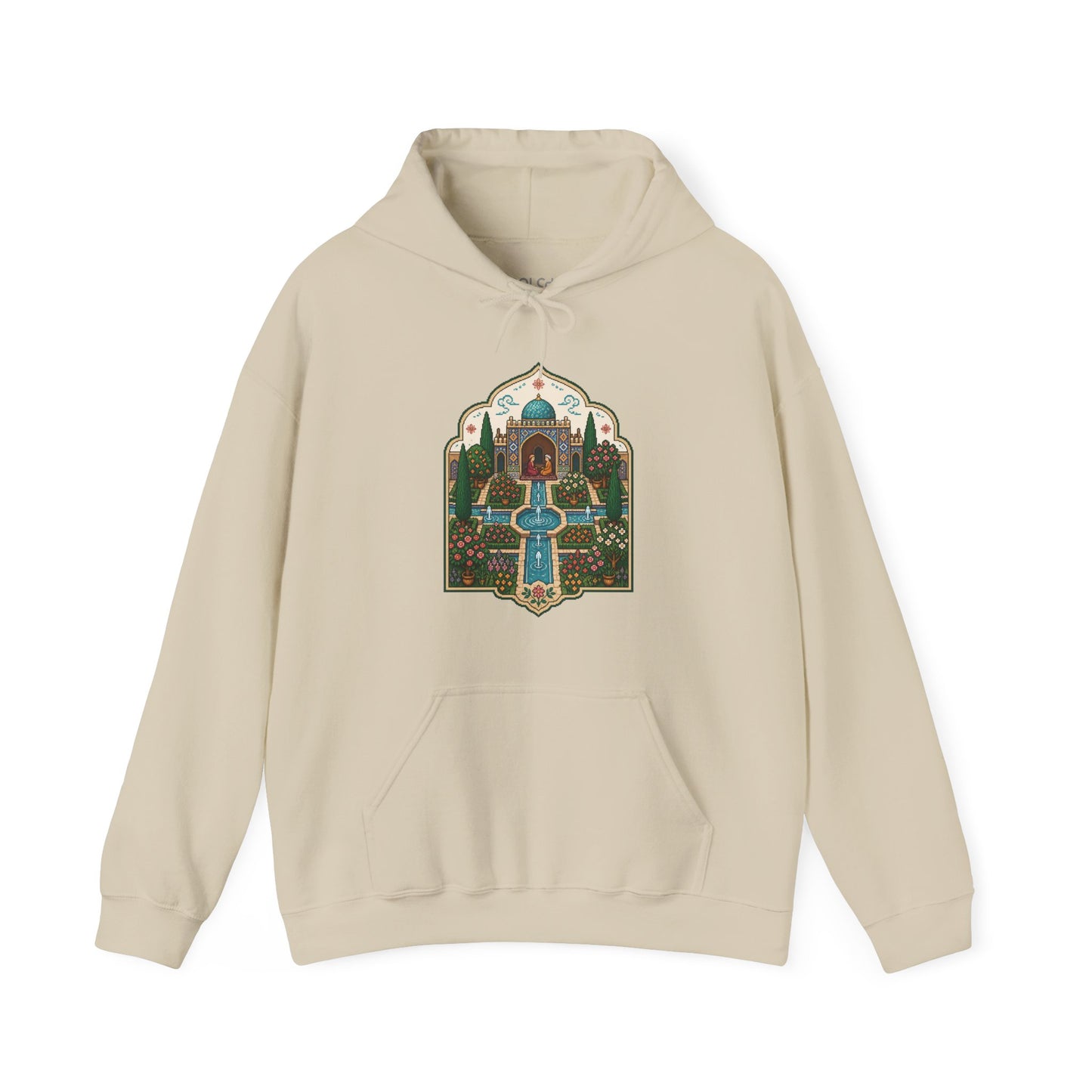 Persian Garden Miniature - Pixel Art Hoodie