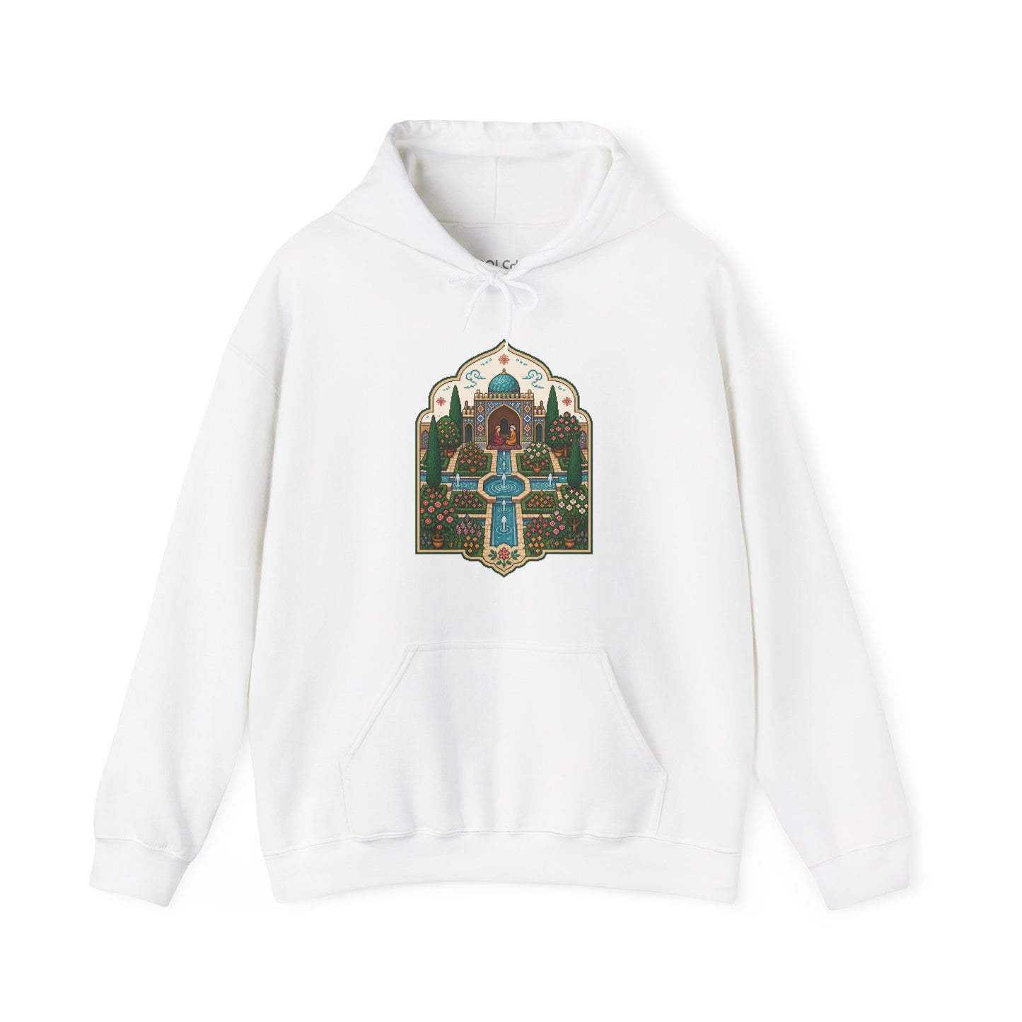Persian Garden Miniature - Pixel Art Hoodie