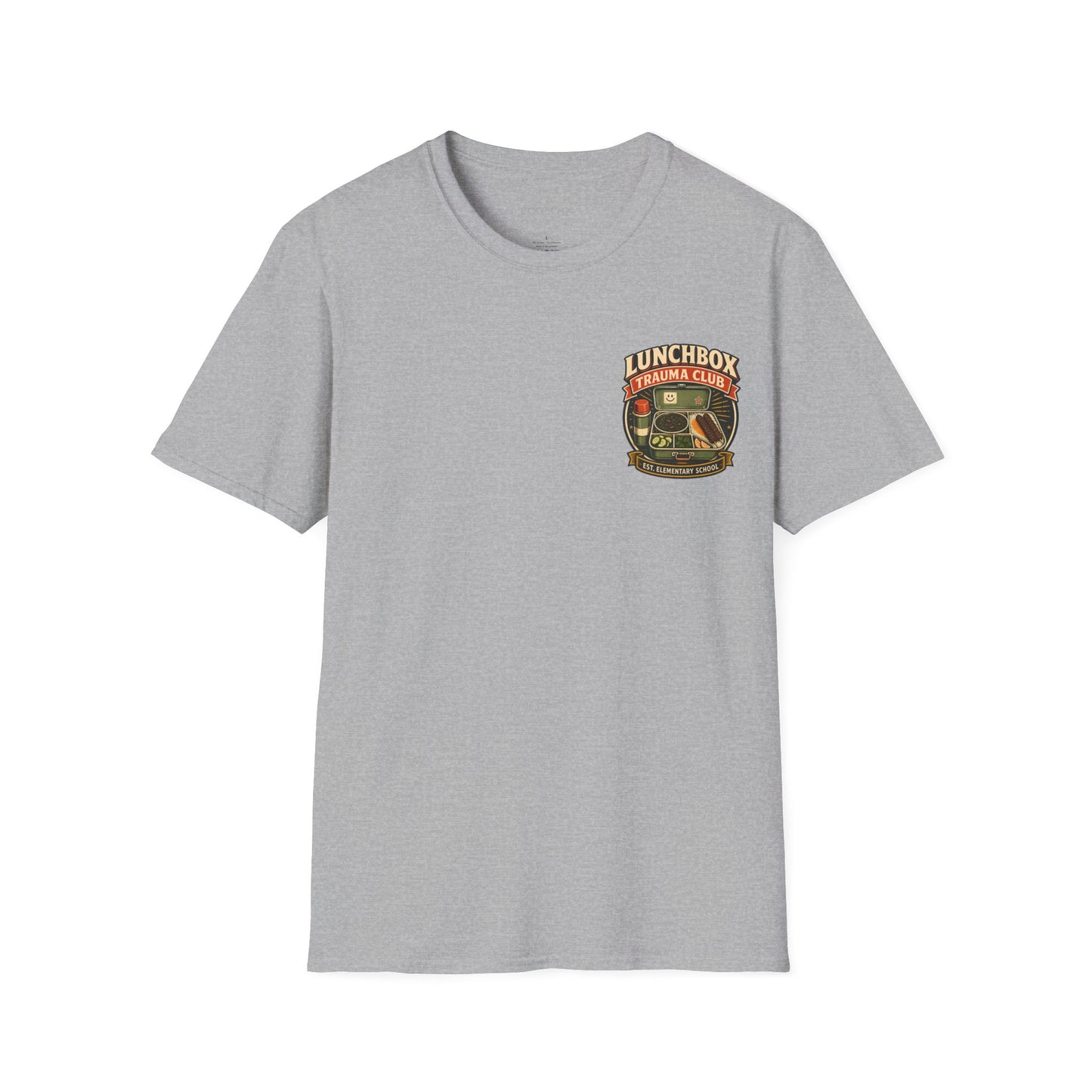 Lunchbox Trauma Club - Chest Print Unisex T-Shirt