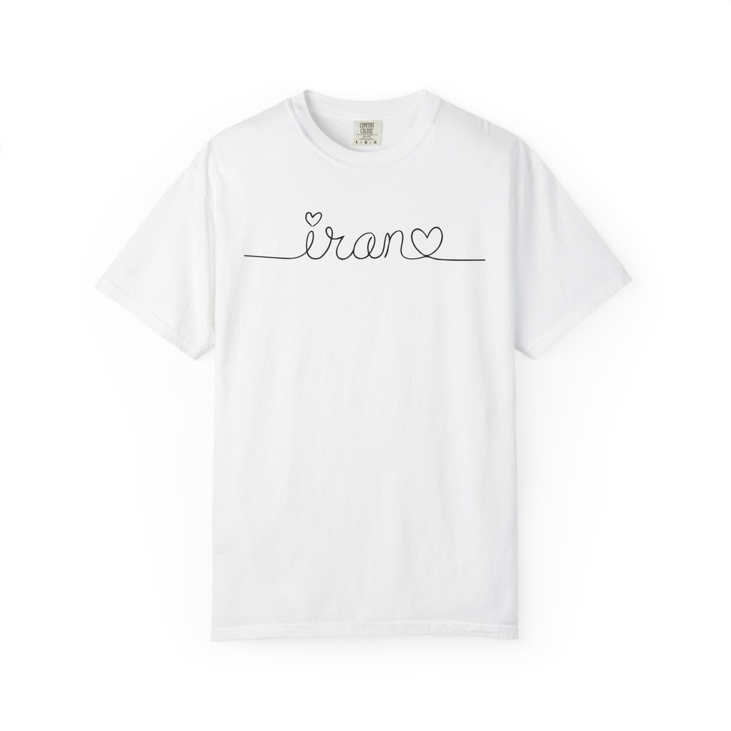 Iran Heart Line Art Premium Tee