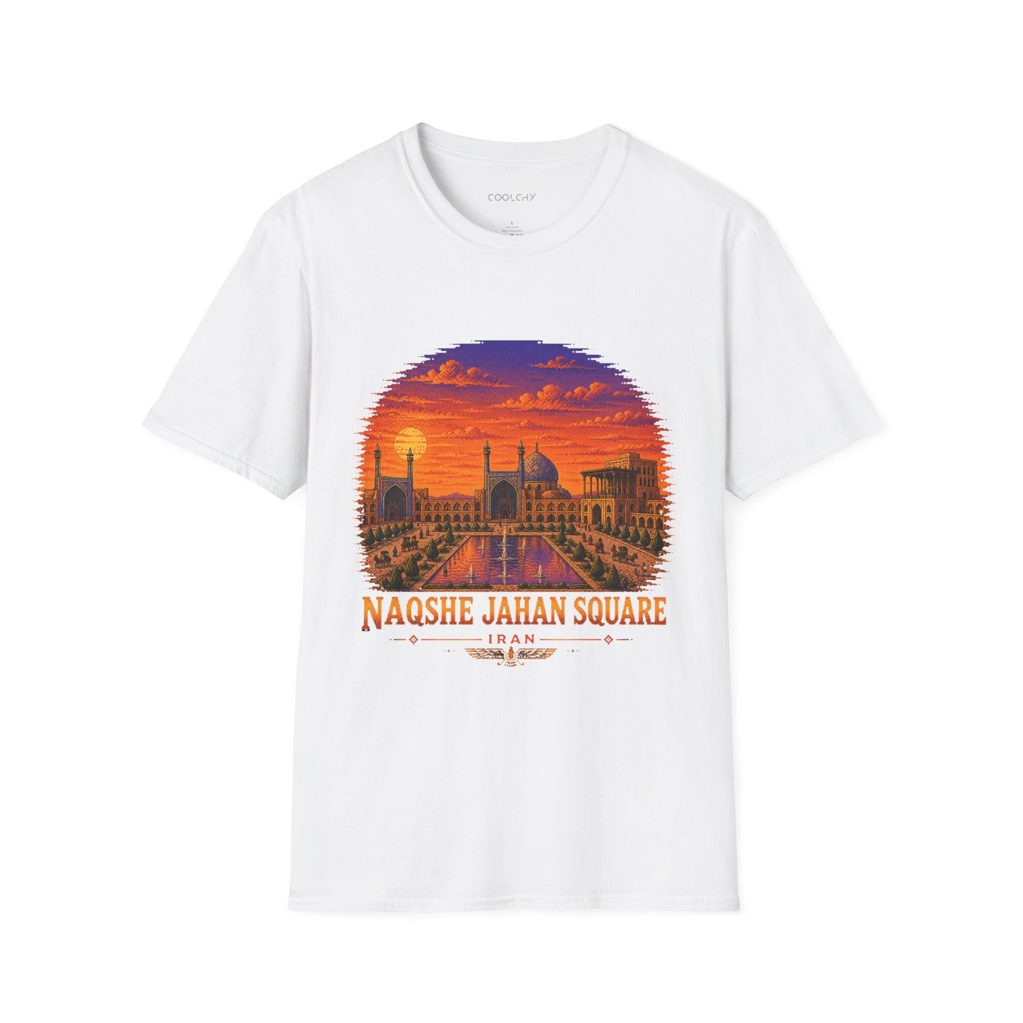 Naqshe Jahan Square - Pixel Art Unisex T-Shirt