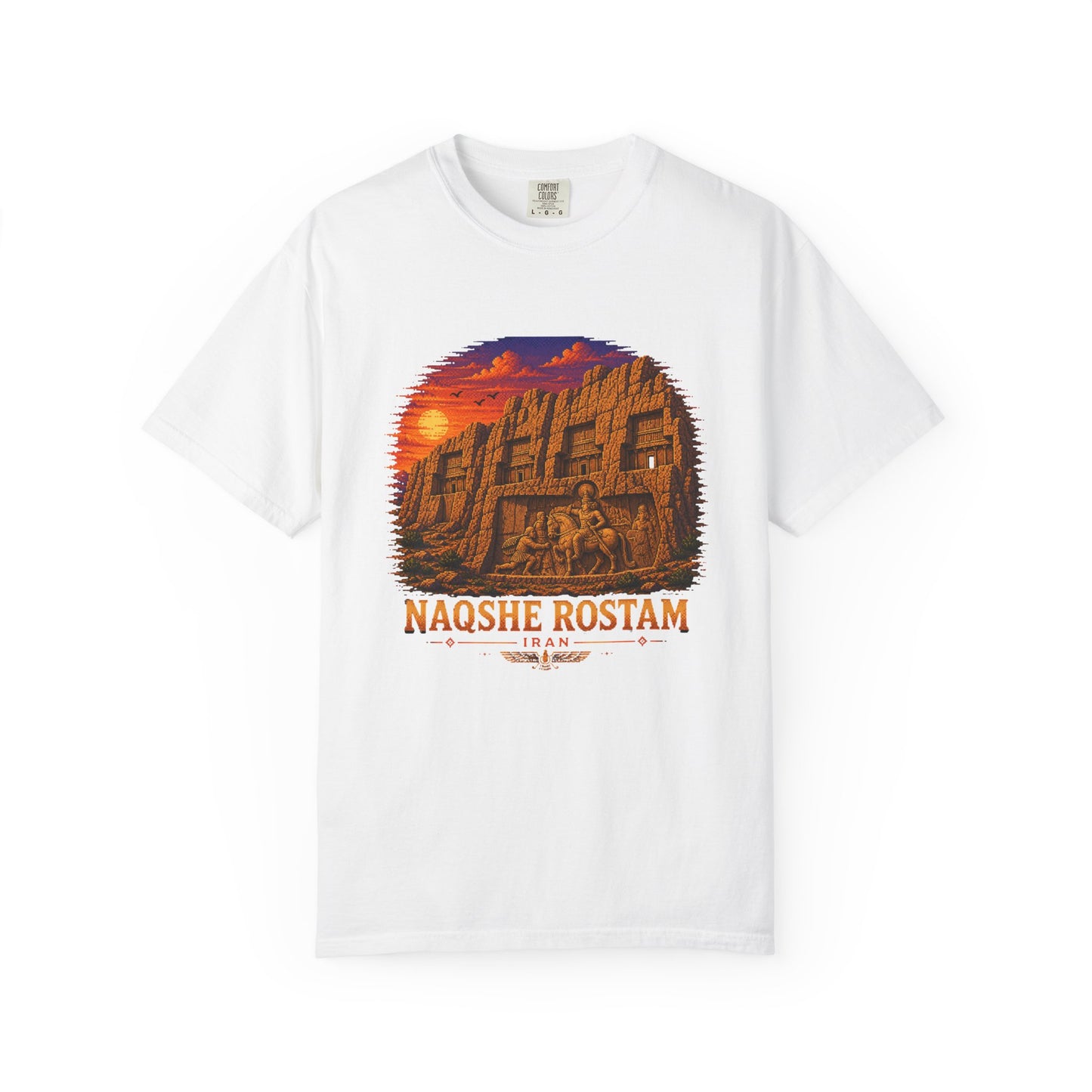 Naqshe Rostam - Pixel Art Premium Tee