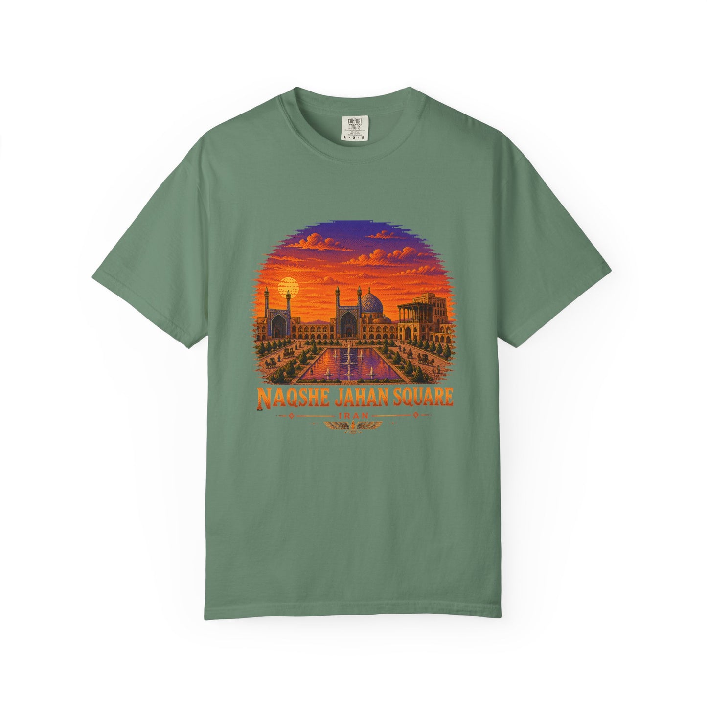 Naqshe Jahan Square - Pixel Art Premium Tee