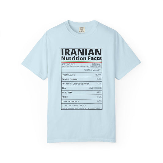 Iranian Nutrition Facts Premium Tee