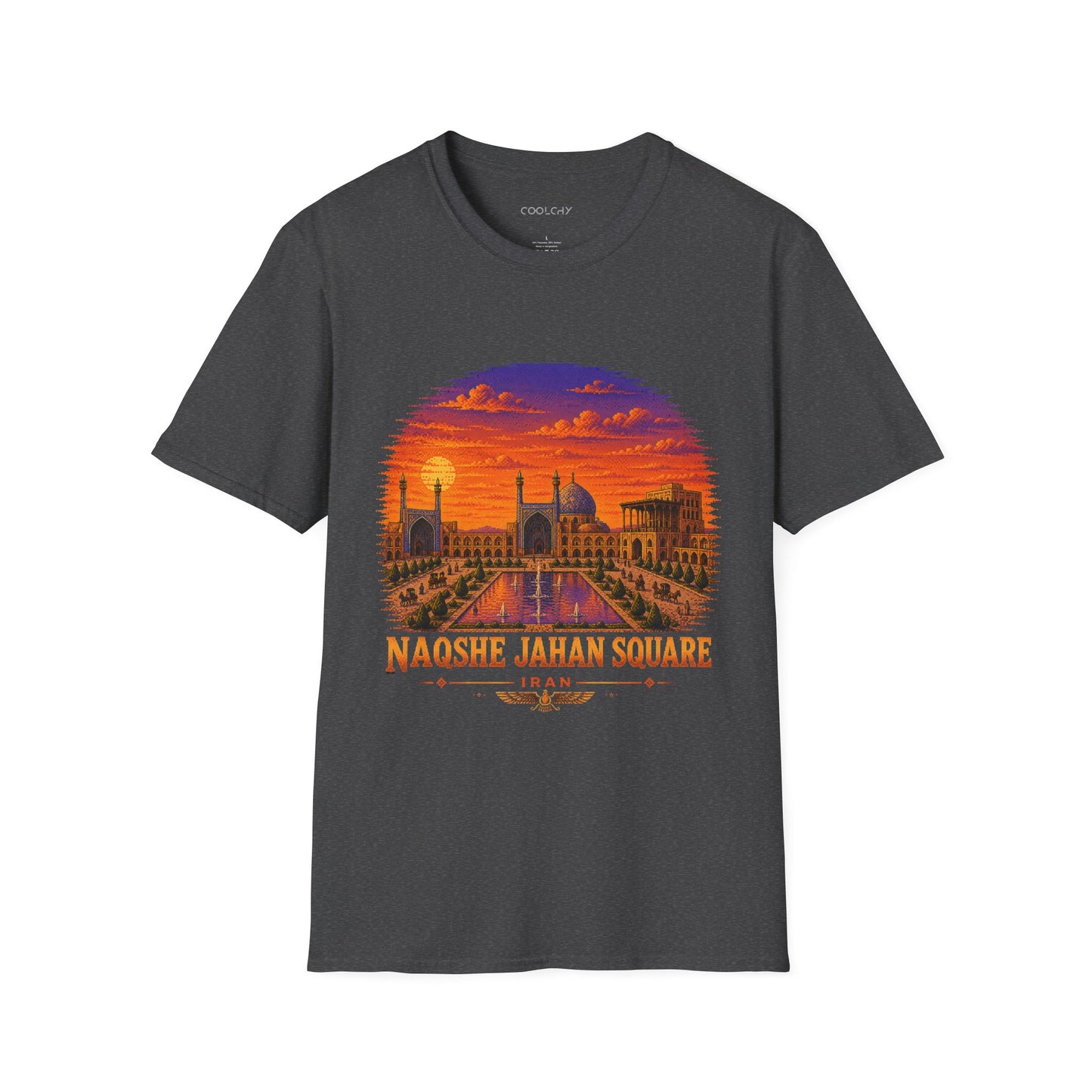 Naqshe Jahan Square - Pixel Art Unisex T-Shirt
