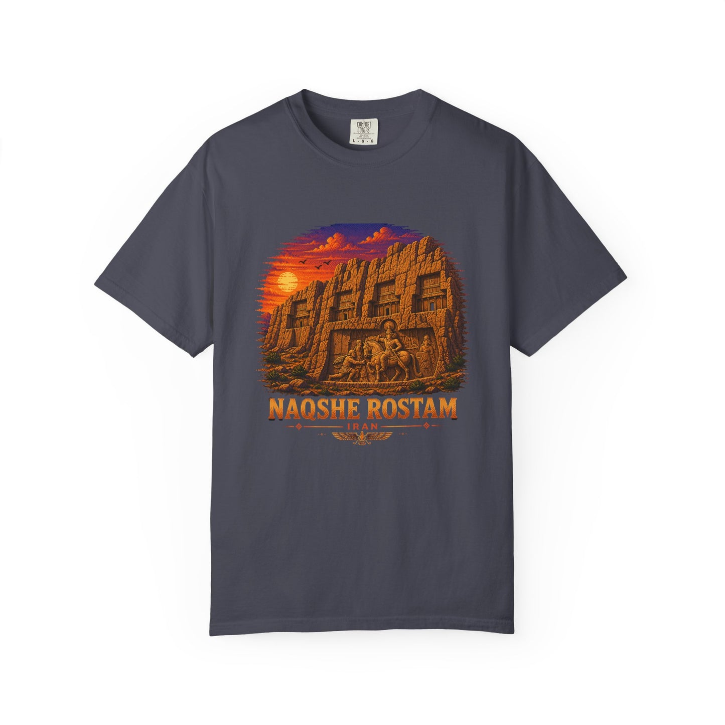 Naqshe Rostam - Pixel Art Premium Tee