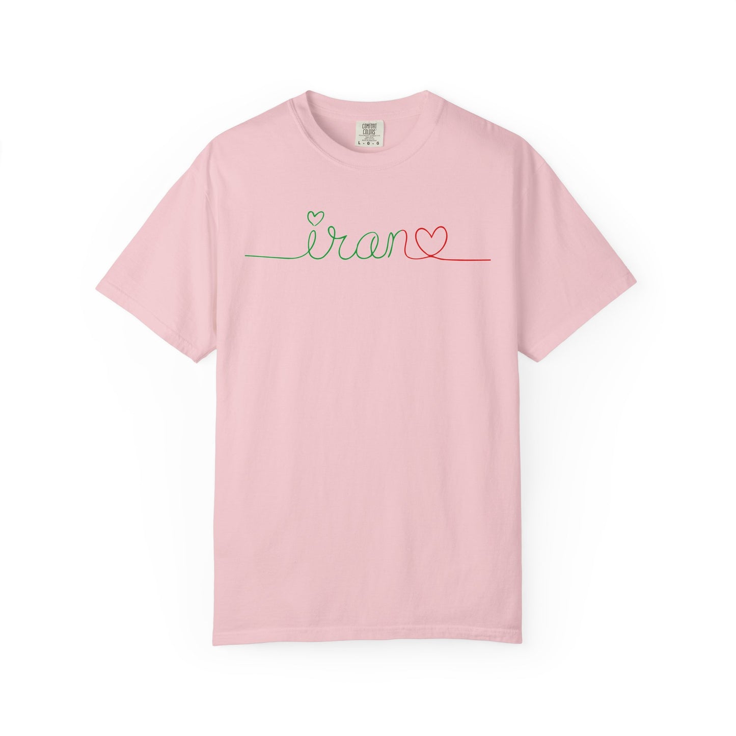 Iran Heart - Flag Colors Premium Tee