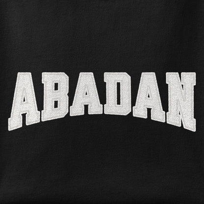 Close-up of the Abadan print showing ink detail on the fabric