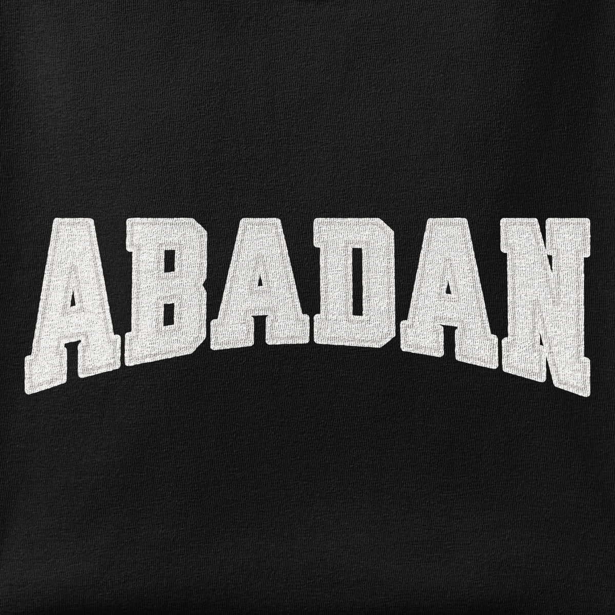 Close-up of the Abadan Tennis Club print showing ink detail on the fabric