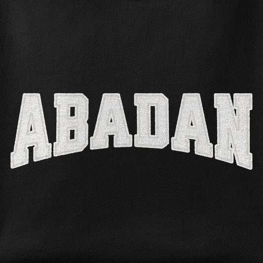 Close-up of the Abadan Tennis Club print showing ink detail on the fabric
