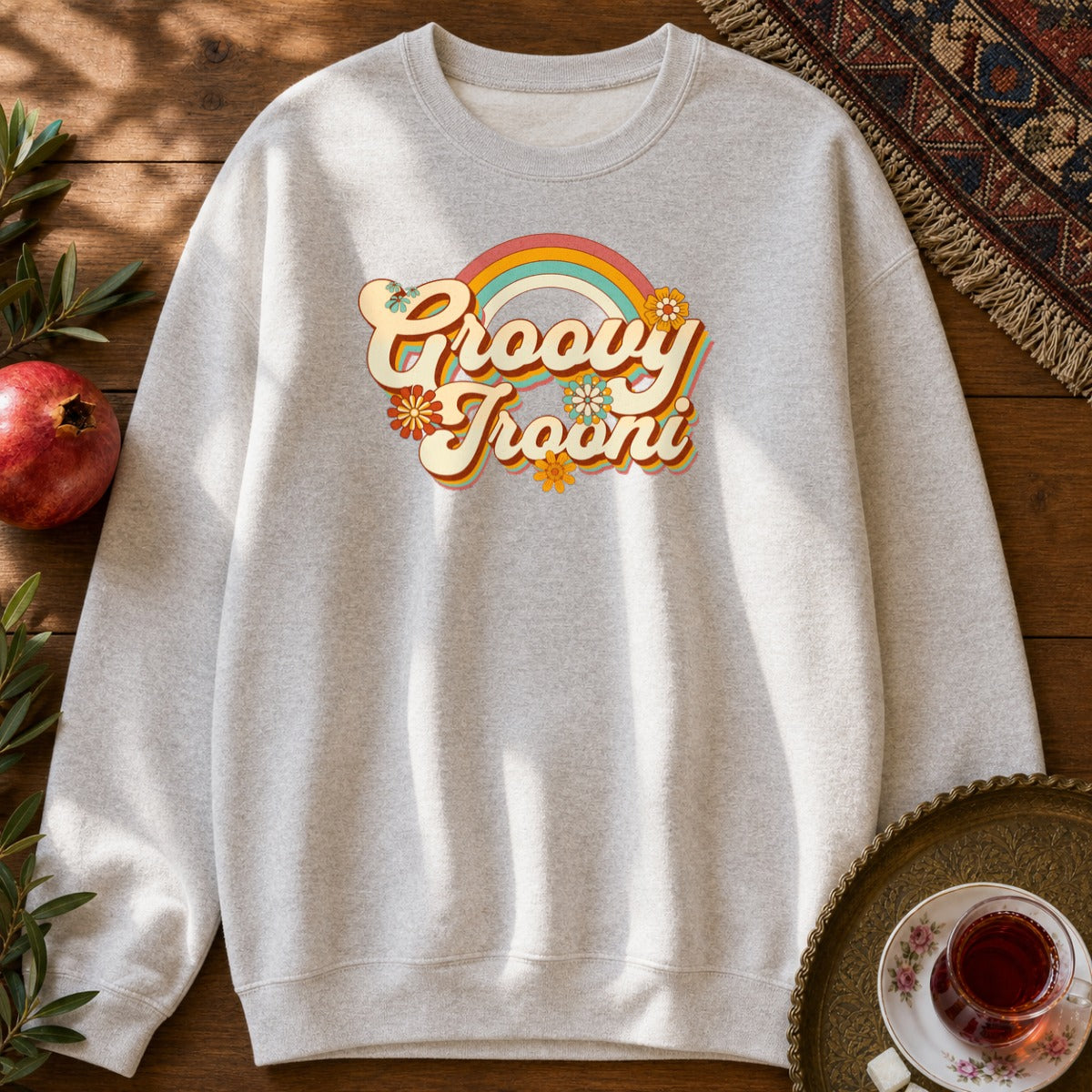 Groovy Irooni Sweatshirt - Ash