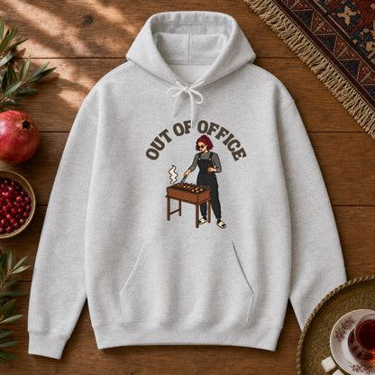 Out of Office - Female Hoodie - Ash