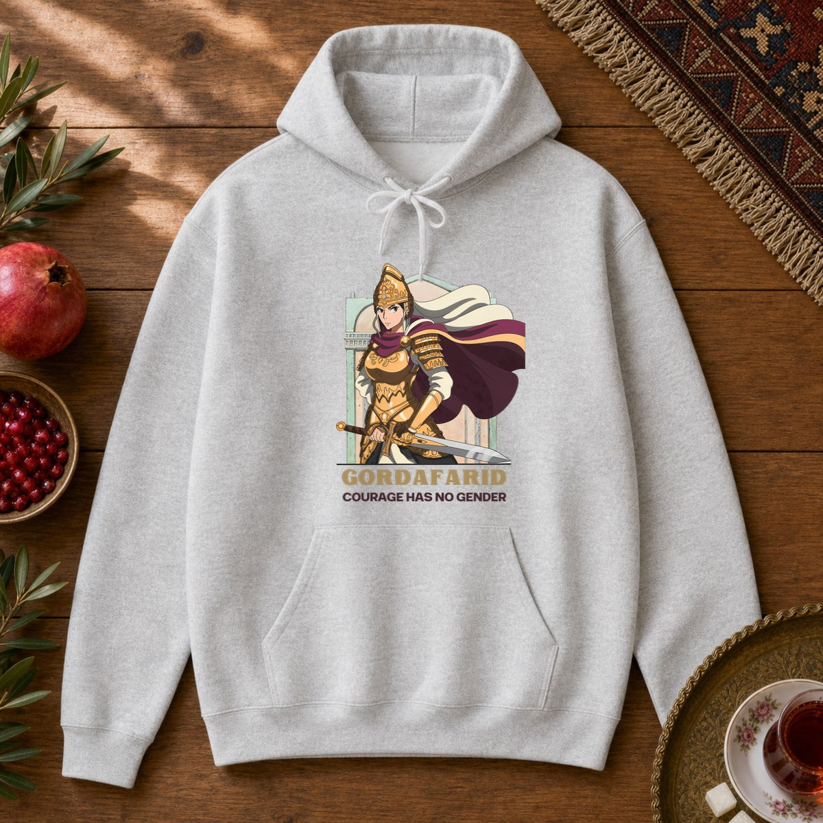 Gordafarid Hoodie - Ash
