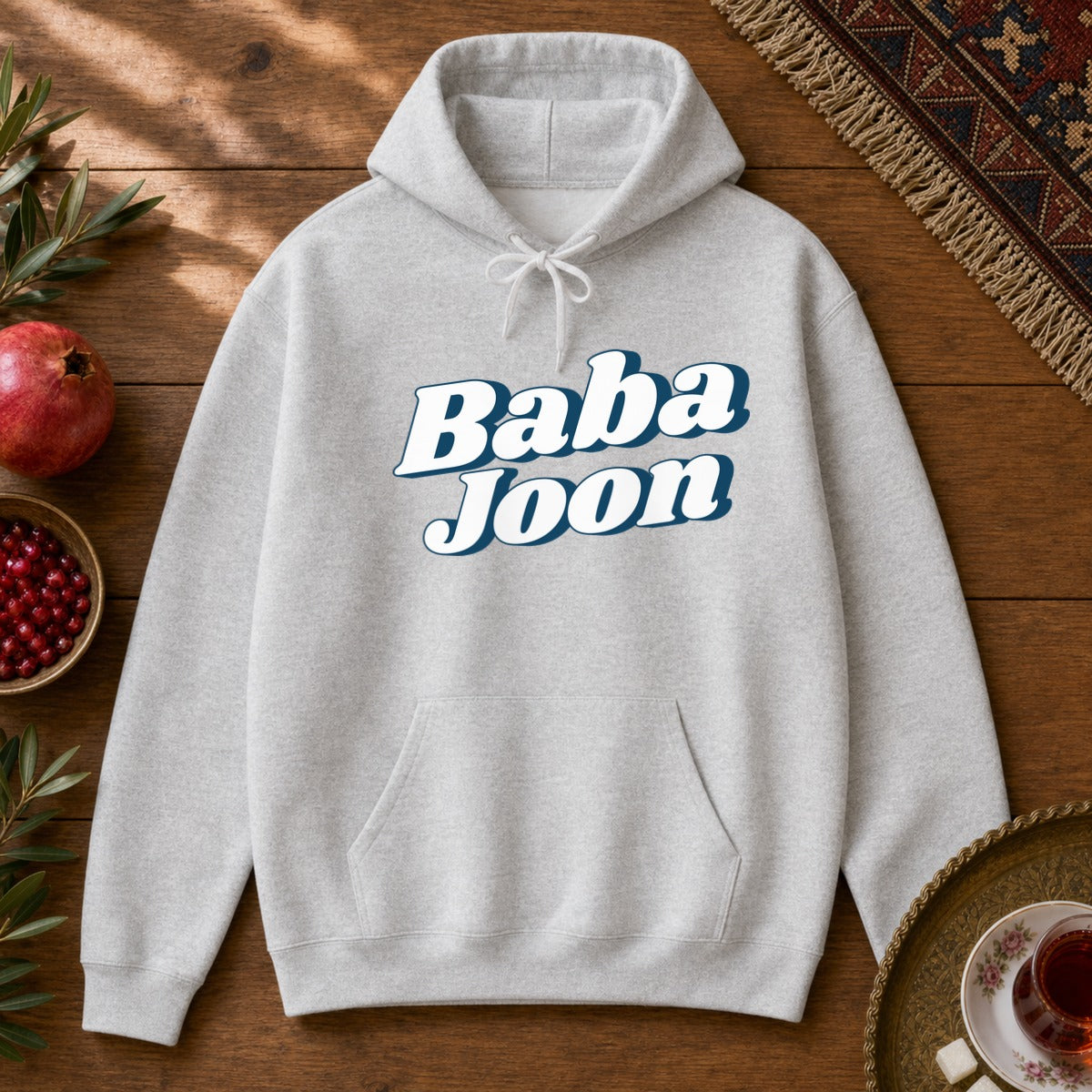 Baba Joon Hoodie - Ash