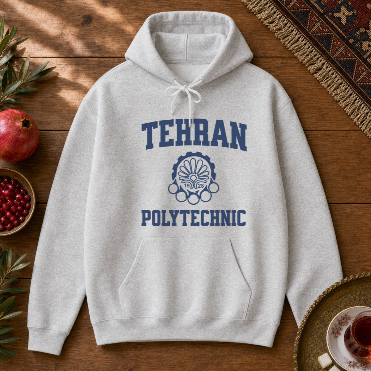 Tehran Polytechnic Hoodie - Ash